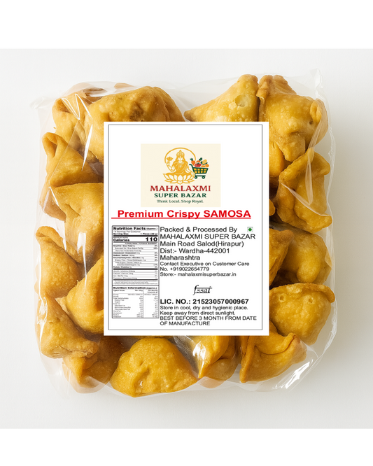 MAHALAXMI SAMOSA – Crispy Golden Pockets of Spicy Goodness